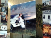 Wedding picture Metal Murals, a gorgeous new way to display your photos